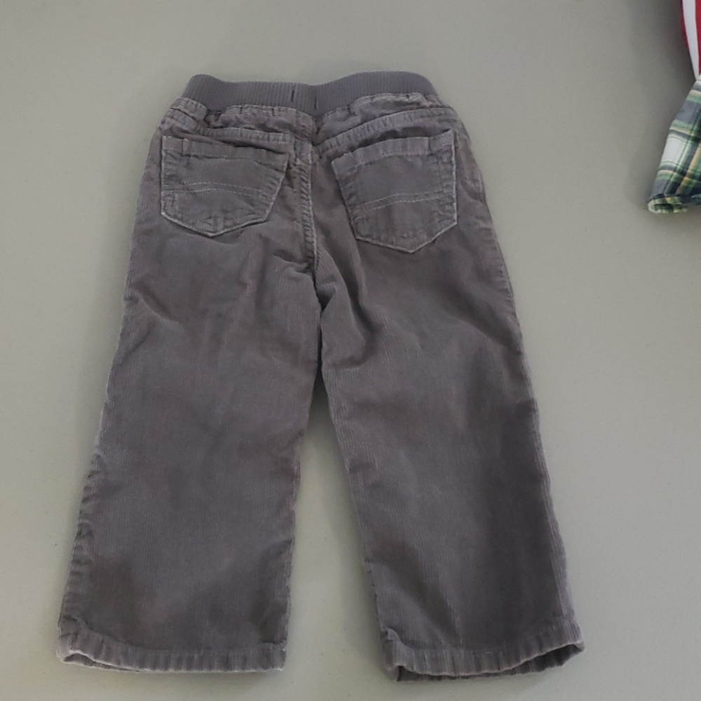 Childrens Place gray corduroy pants